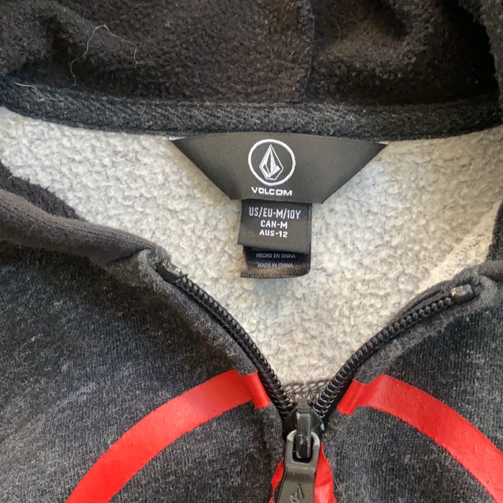 Boys Volcom zip hoodie